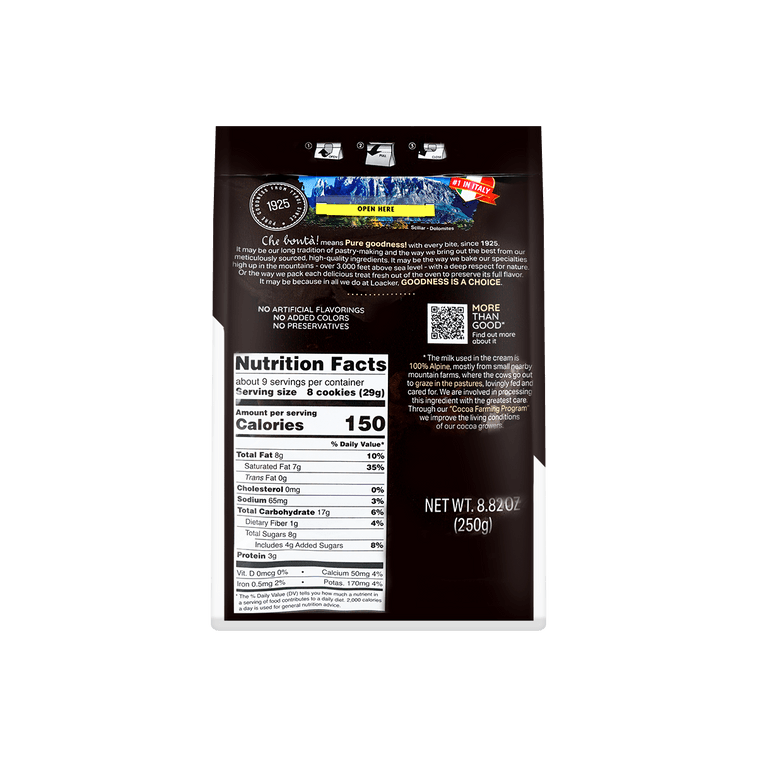 Cocoa & Milk Quadratini Bite-Sized Wafer