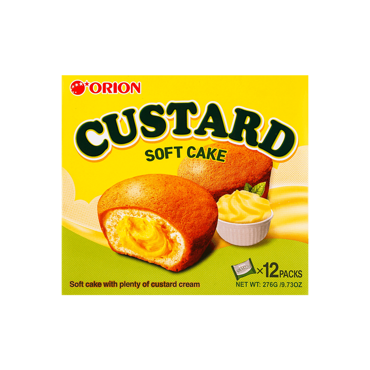 Soft Custard Cream Cakes