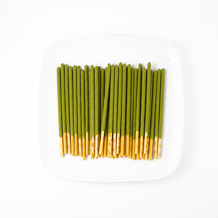 Matcha Pocky Cookie Sticks